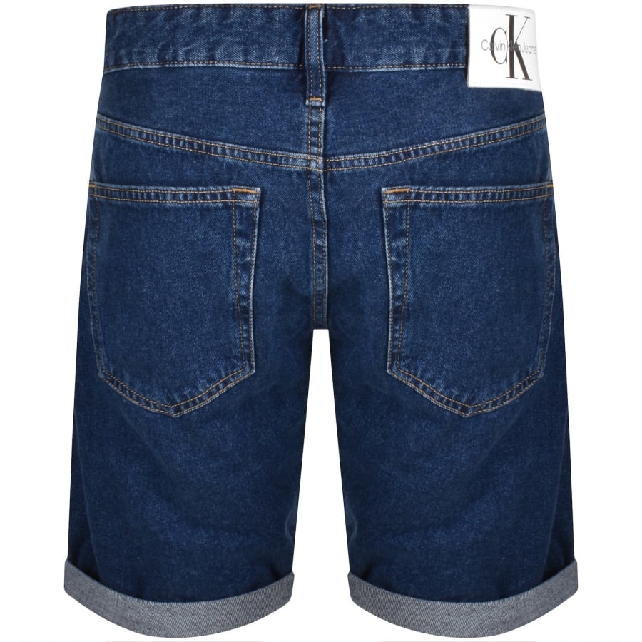 Calvin Klein Jeans Regular Denim Shorts in Dark wash Navy